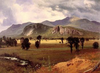 Albert Bierstadt : Moat Mountain Intervale New Hampshire